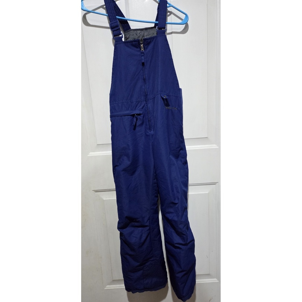 Royal Blue Arctix Kids Snow Bibs Youth Sz M Rated 5K Water Resistant/Breathable